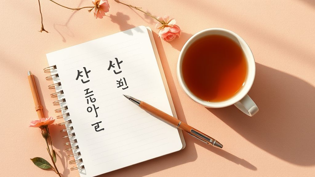 Featured image for Korean Grammar Particles: 을/를 & 에게 Explained