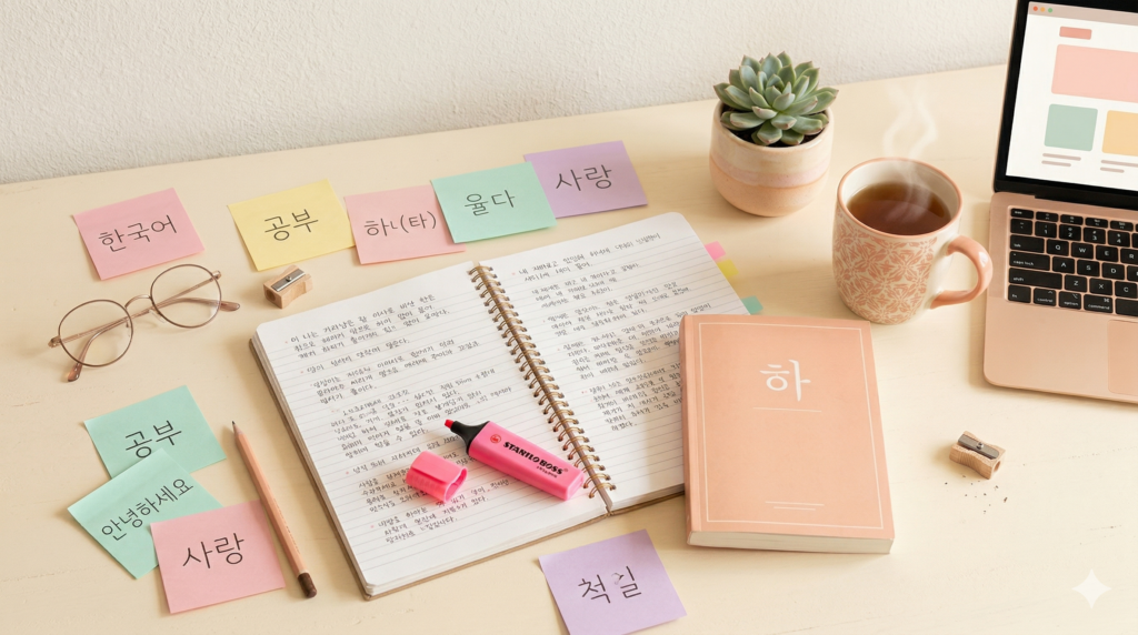 Korean Study Schedule for Beginners