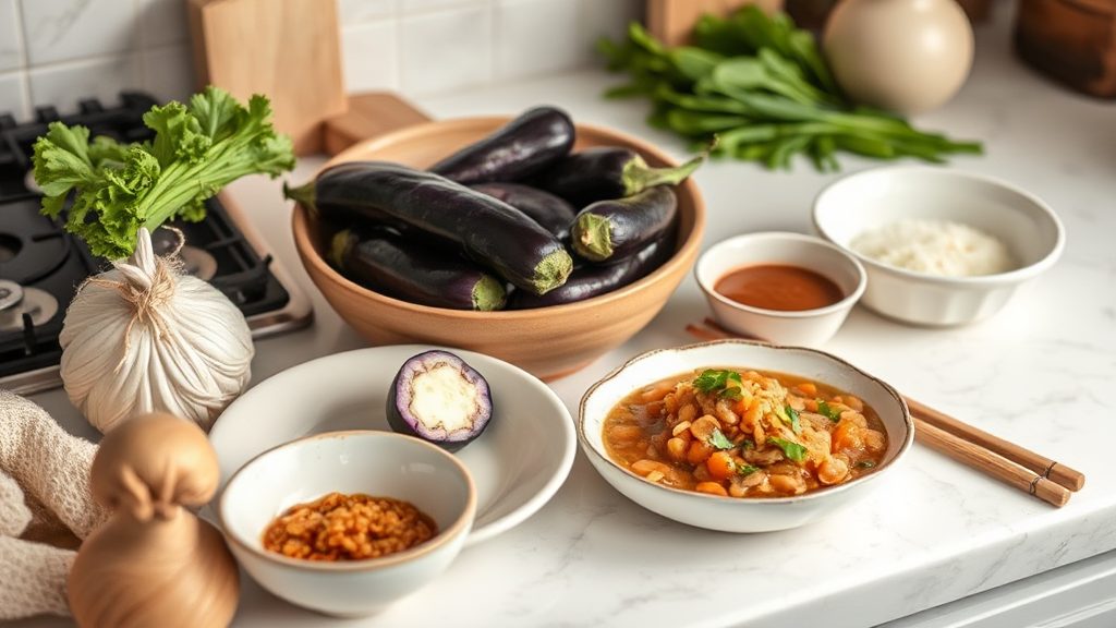 Korean Eggplant Recipe: Gaji Namul & Jjim Dishes