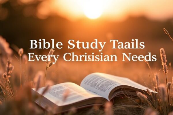 Bible Study Tools Every Christian Needs