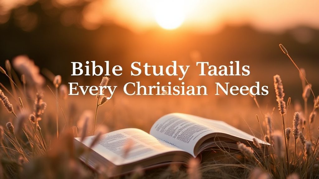Bible Study Tools Every Christian Needs