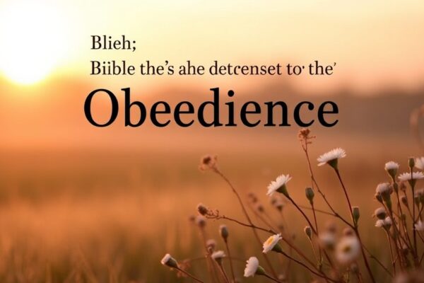 Bible Verses About Obedience: 16 Scriptures